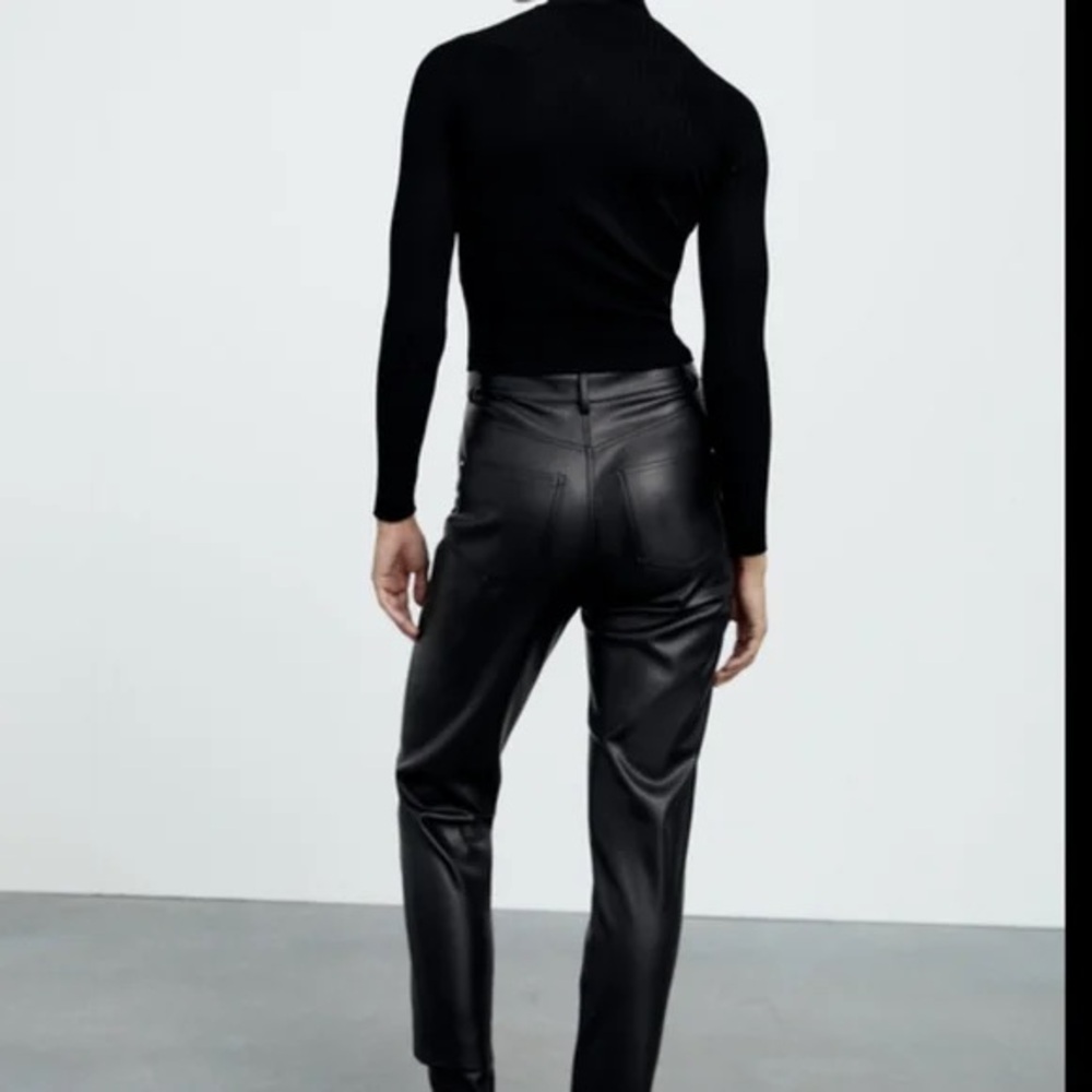 Zara Faux Leather Pants